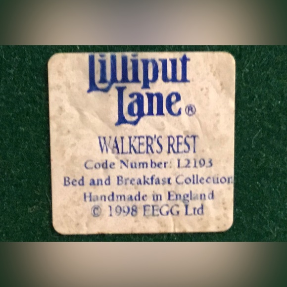 Vintage Lane "Walker's Rest" Collectible - Picture 11 of 11